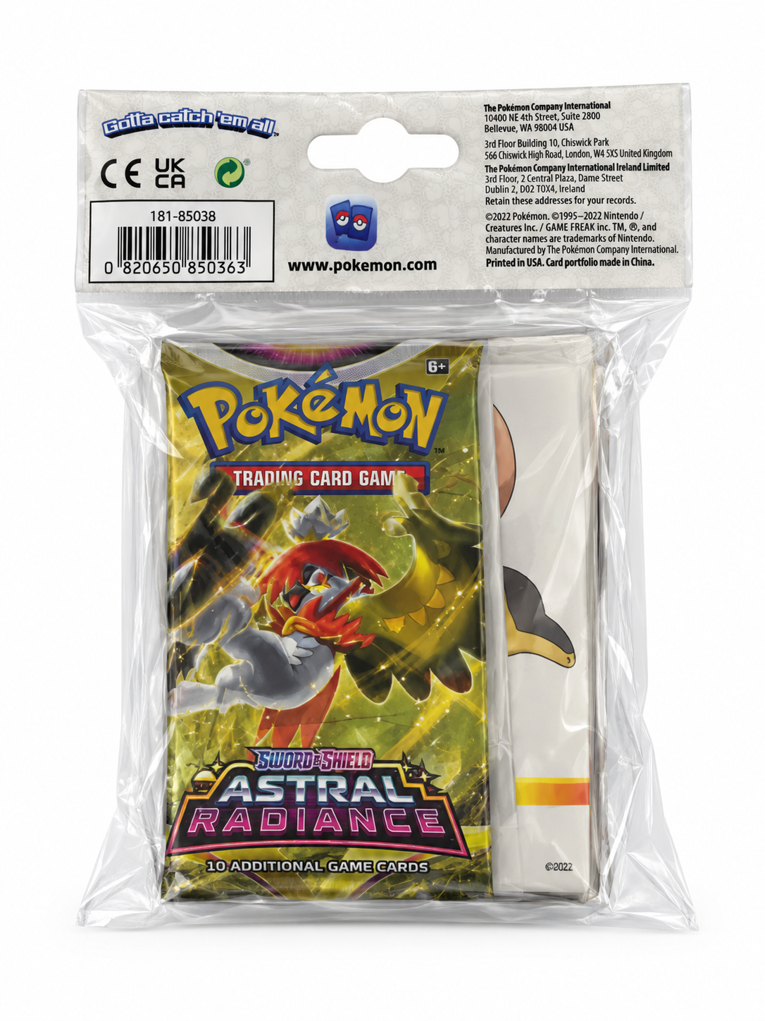 Pokémon TCG: Astral Radiance Mini Portfolio (1 Boosterpack)