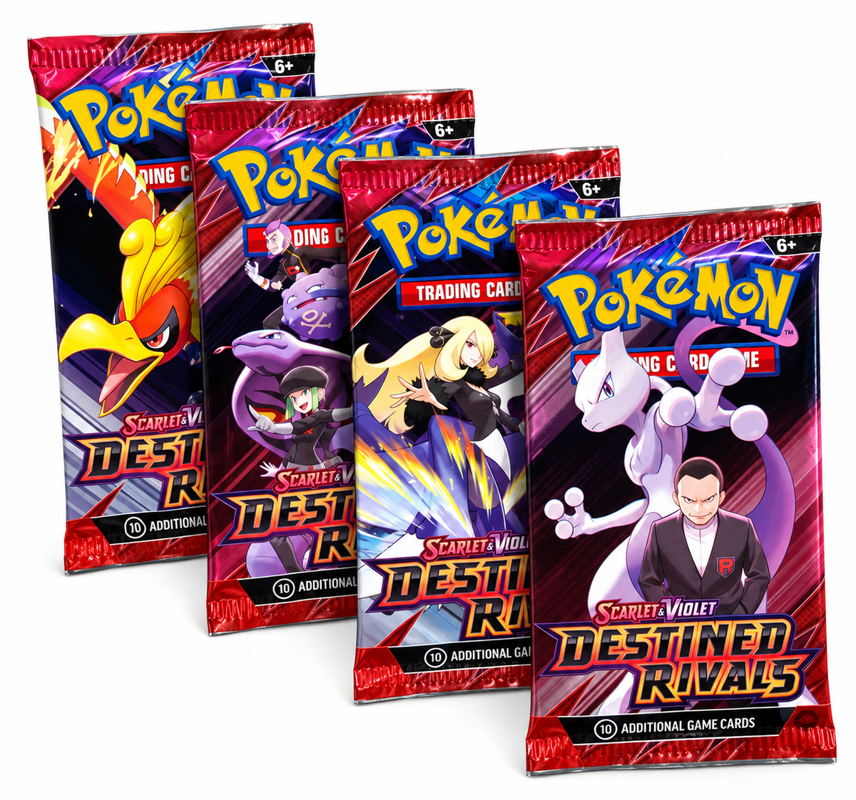 Pokémon TCG: Destined Rivals Booster Pack Artset (4st)