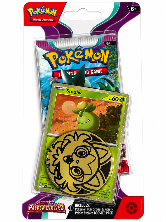 Pokémon TCG: Paldea Evolved Checklane Booster Pack