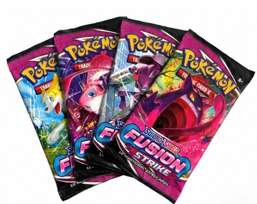 Pokémon TCG: Fusion Strike Booster Pack Artset (4st)