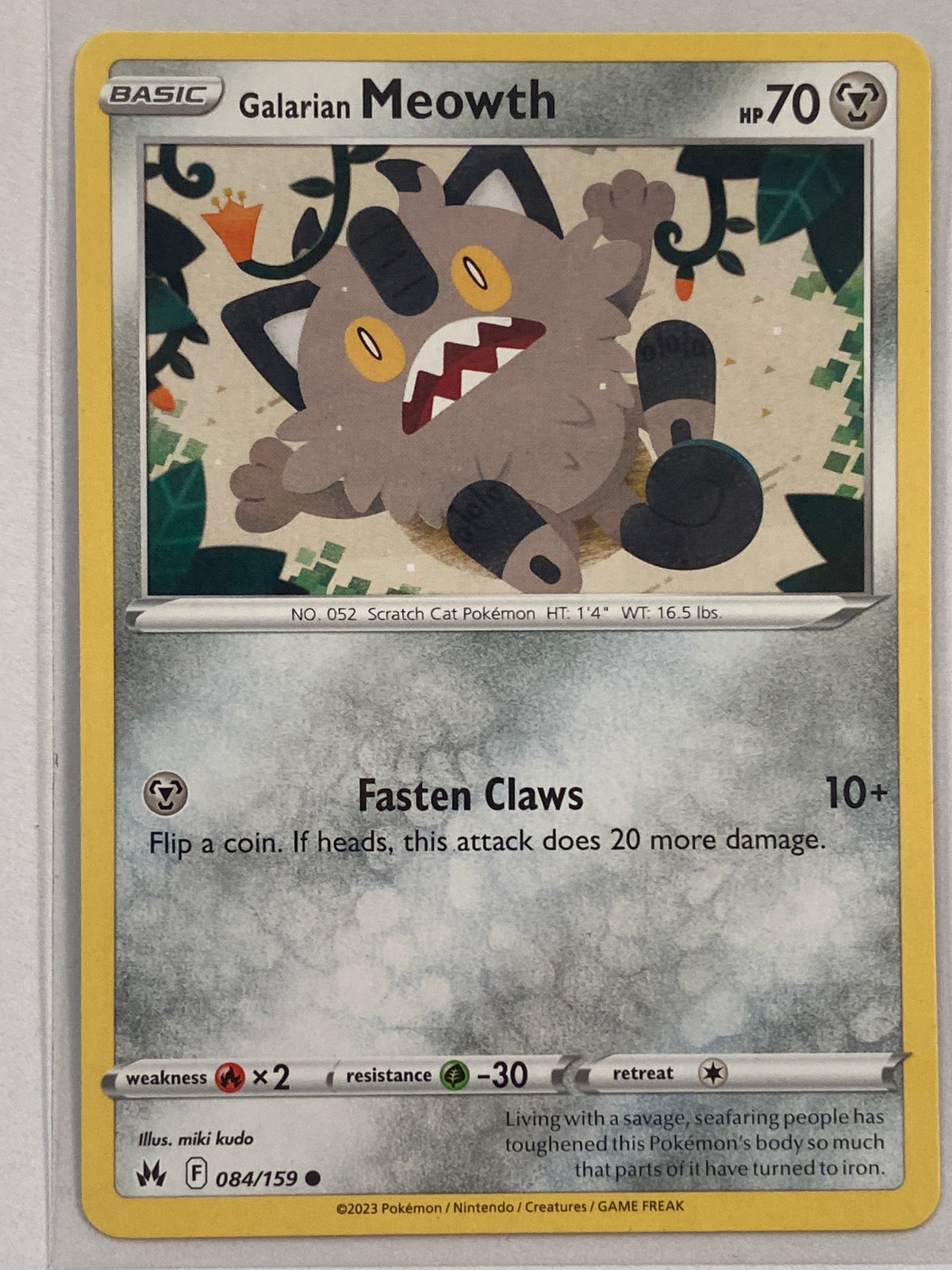 Galarian Meowth #084