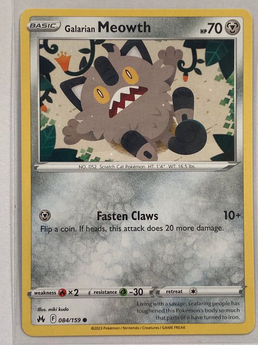 Galarian Meowth #084