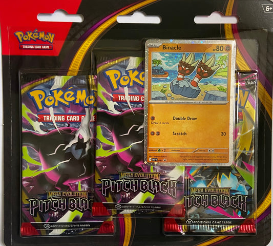 Pitch Black 3-pack blister