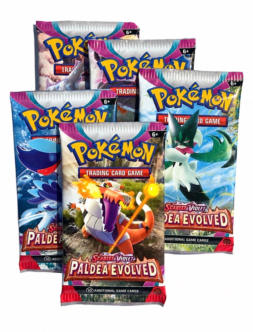 Pokémon TCG: Paldea Evolved Booster Pack Artset (5st)
