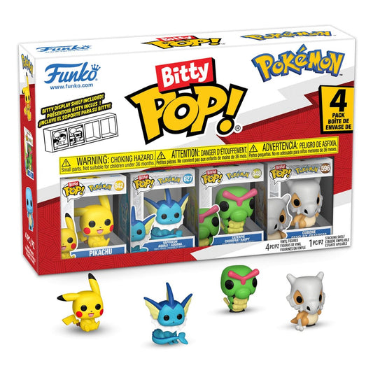 Pokémon Bitty POP! Vinyl Figur 4-Pack Series 1