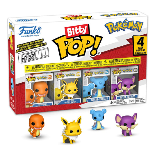 Pokémon Bitty POP! Vinyl Figur 4-Pack Series 2