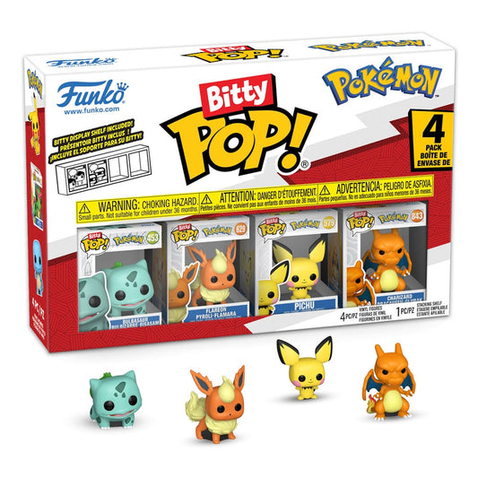 Pokémon Bitty POP! Vinyl Figur 4-Pack Series 3